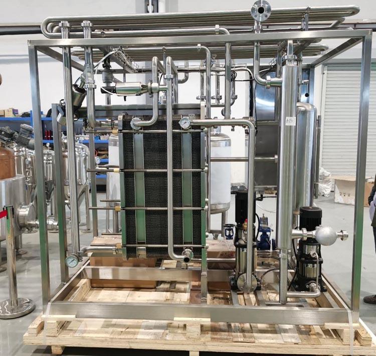 1000L/hr Plate Type Flash Pasteurizer in Brewery
